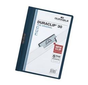 Durable Duraclip Fldr 3Mm Midnt Blu Pk25