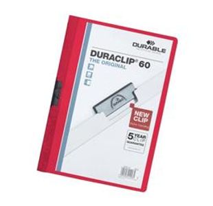 Durable Duraclip Fldr 6Mm Red Pk.25