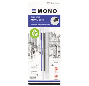 Mono Zero Eraser Pen & Refills Carded