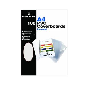 Pavo A4 Pvc Clear Covers, 180 Micron