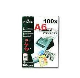 Pavo Laminating Pouches, A6 250 Micron