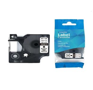 Compatible Label Cassette 9Mm X7M Black