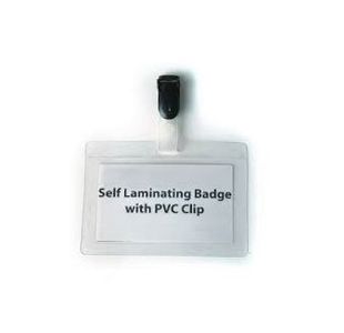 Pavo Self Laminating Badge 54X90Mm