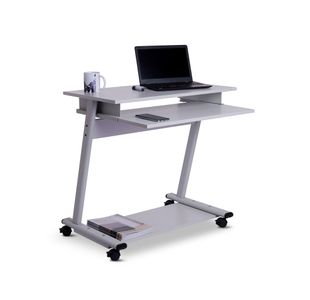 Mobile Computer Metallic Table