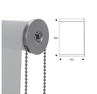 Roller Blind 120 X 160Cm Grey