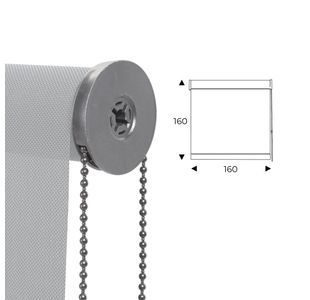 Roller Blind 160 X 160Cm Grey