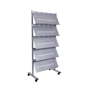 Mobile Divider With 5 Trays