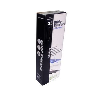 Pavo Slide Binders 15Mm Black