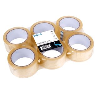 Pavo Premium Packing Tape Pp Clear 50Mm