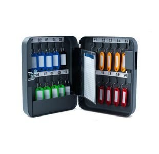 Pavo Key Cabinet 20 Keys Dk Grey