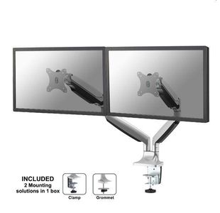 Neomounts Flat Screen Desk Mount 2 Clm/G