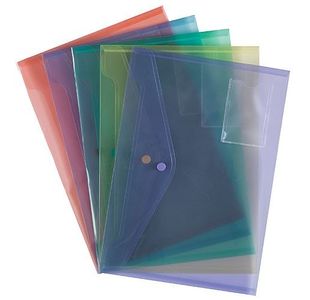 Logit Popper Wallet Assorted Colours Pk5