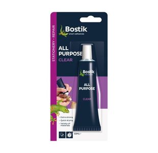Bostik All Purpose Glue 50Ml Carded Pk6