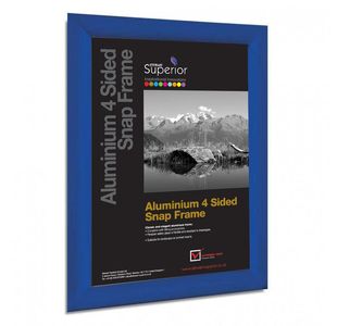 Snap Frame 25Mm Au A4 Blue