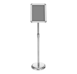 Silver A3 Lobby Stand Adjustable