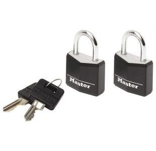 Masterlock 20Mm Padlock Black