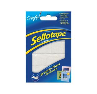 Sellotape Sticky Fixers 12X25Mm Pk56