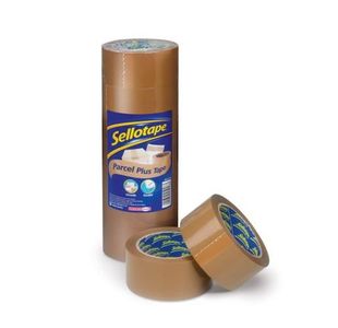 Sellotape Vinyl Pkg Tape 50X66M Buff Pk6