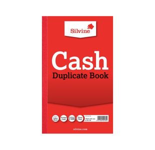 Silvine 608 Dup Book Ruled Cash 8X5 Pk6