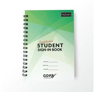Ogham Student Sign-In Book