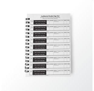 Ogham Student Sign-Out Book
