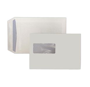 Envelopes C5 White Win S/Seal 100G Bx500