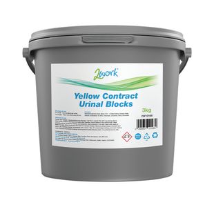 2Work Urinal Cubes 3 Kg Yellow P150