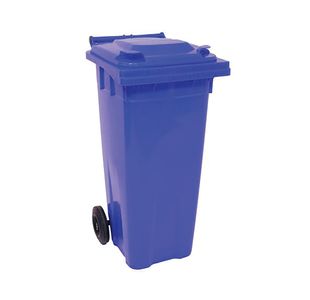2Work Wheelie Bin 140L Blue