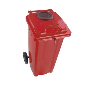 2Work Wheelie Bin 120L Bot/Lock