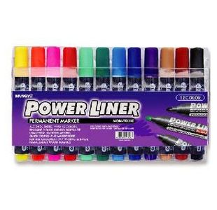 Powerliner Perm Mkrs Chsl Ast 12 Cols