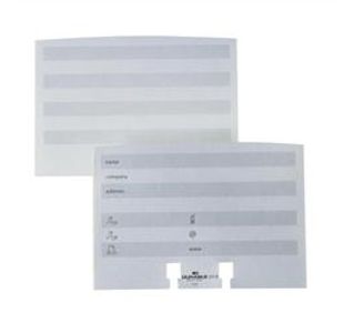 Durable Visifix Refill Cards Wht Pk100