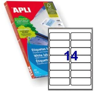 Apli 2419 Lsr/Ijet Labs 99.1X38.1Mm 14Up