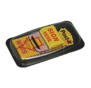 3M Post-It Indx 680-31 Sign Here P50