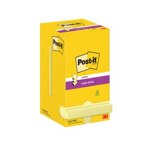 Post-It S/S Z-N 76X76 90S C/Ylw Pk12