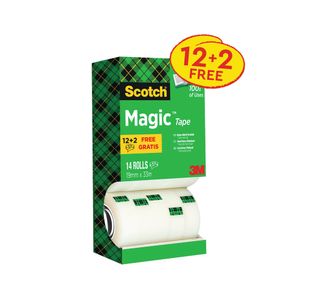 Scotch Magic Tape 19Mm X12 X2Foc P14