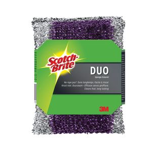 Scotch-Brite Duo Sponge Scourer Pk2
