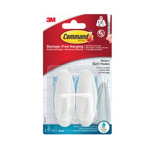 Command Bath Med Designer Hooks Pk2