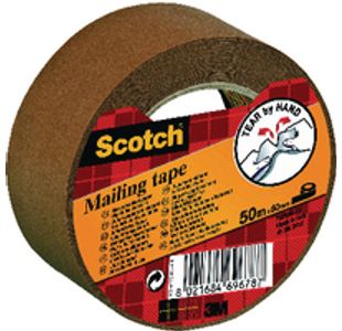 Scotch Paper Mlng Tape 50Mmx50M Brn