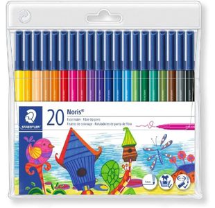 Noris Fibre-Tip Pens 20 Ast Cols