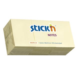 Valuex Sticky Notes 38X51Mm Yellow Pk12