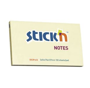 Valuex Sticky Notes 76X127Mm Yellow Pk12