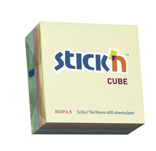 Valxsticky Notes Cube76X76Mm Pastel Astd
