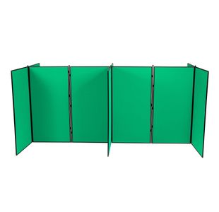 Jumbo Slimflex Exhib Disp 10 Panel Green