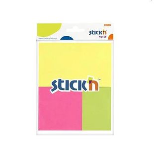 Stickn Note Assorted 3 Size Pack Pk12