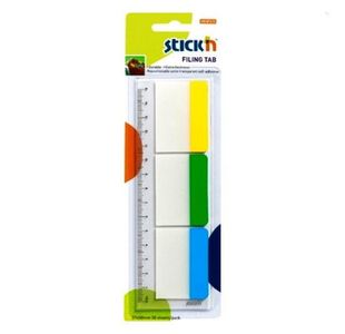 Filing Tabs 37X50Mm 30 Tabs 3 Cols Pk24