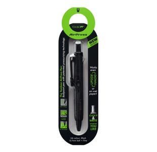 Airpress Pen All Bk Barrel Bk Pk1