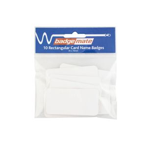 Card Name Badges 70X35Mm Bx10