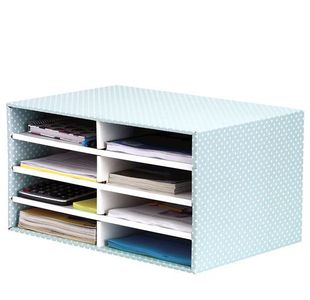 Fellowes Desktop Sorter Green-White