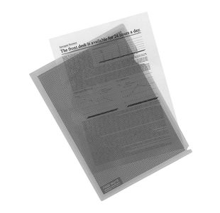 Camouflage Pp A4 Folders Clear Pk5