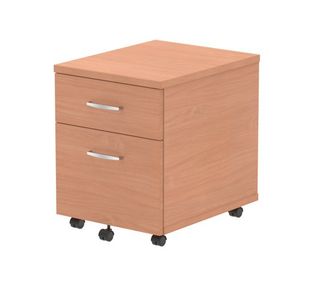 Impulse 2Drw Mobile Pedestal Beech